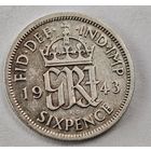 1943  год Англия  серебро