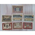 Нотгельд  пфенниги 7 штук