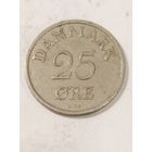 25 эре (оре) 1950 года Дания