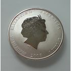 1 доллар 2008 г.   Елизавета 2.  ГОД МЫШИ.  СЕРЕБРО. 999 пробы   УНЦИЯ.