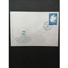 Польша 1986 КПД с маркой "Интеллектуальный конгресс во имя сохранения мира во всем мире в Варшаве" (спецгашение) Mi.3013 каталог 0.70 евро