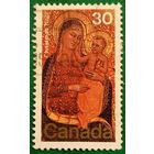 Канада 1978. Картина Мадонна с младенцем. Якопо ди Чоне