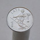 Латвия 1 лат 2008 Трубочист