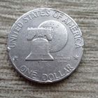 Werty71 США 1 большой доллар 1976 Колокол Эйзенхауэр 1776 1 2