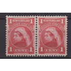 1897 Ньюфаундленд / Newfoundland * 1 cent, Королева Виктория (QueenVictoria), сцепка 2 марки (SG 84)