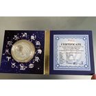 Монета серебряная Рак