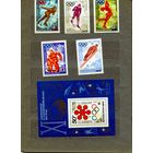 СССР, 1972, ОЛИМП. ИГРЫ В САППОРО,  Серия 5м *  и почт блок**