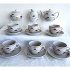 Сервиз чайный, Минский фарфоровый завод, 1960-е гг., ручная роспись