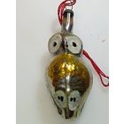 Ёлочная  игрушка  ,  Сова   , из СССР . С рубля