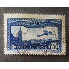 Марка Франция 1930 год Авиапочта