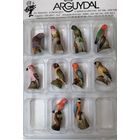 Фарфоровая миниатюра "Попугаи"