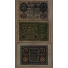 Набор банкнот Германии 1910-1920 - 3 шт.