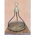 Старинный  редкий латунный поднос, Европа, много лотов с рубля