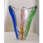 Все лоты с рубля.Ваза Рапсодия,Karel Zemek ,Moser Карловы Вары,Чехословакия,50-60-е г.г.,h-22 см.