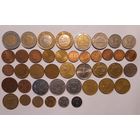 Монеты Турции, Тайланда, Германии, Франции, ОАЭ, Израиля, Португалии, Украины. 42 штуки одним лотом. Без минимальной цены.