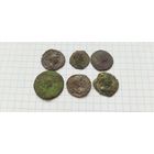 Денарии, лемесы и что-то бронзовое 6 монет