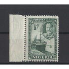 1936 Нигерия ** 1/2d, Георг V (SG 34) левое поле