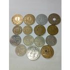 Сборный лот монет :  15 монет без повторов . С рубля