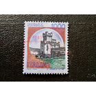 Марка Италия 1980 год Замок