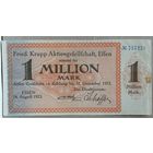 Германия 1 миллион марок 1923 г Эссен (Essen) XF, 1429n.1, В/З