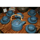 Керамика глазурированная Япония комплект  6 шт. Старая работа чайный сервиз