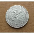 Дания, 10 крон 1972 г., серебро 0.800, смерть Фредерика IX и вступление на трон Маргрете II