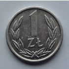 Польша 1 злотый. 1989