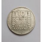 10 франков. 1930г. 680 пр.,Франция.Не чищена.