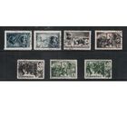 СССР-1942, (Заг.730-736), гаш., Война, Герои ВОВ(полная серия)