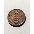 Италия 5 сентизим 1925