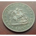 Канада. 1\2 пенни 1837