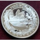 Серебро 0.925! Перу 1 новый соль, 2002 Иберо-Америка - Керамика Моче