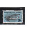 США-1968, (Мих.948),  **   , Авиапочта, Самолет (одиночка)