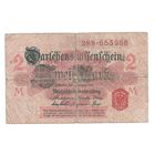 Германия 2 марки 1914 г. Первая мировая война