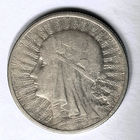 2 злотых, 1934 год. Ядвига. С клеймом под лапой. VF.