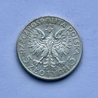 Монета СЕРЕБРО Польша 5 злотых 1934 год Ядвига ОТЛИЧНЫЕ
