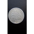 Французский Индо-Китай 20 сантим 1945 г.