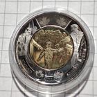 2 доллара Канады 2014 года .75 лет с начала Второй Мировой войны.