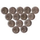 Подборка 1 копейка 1997-2009 год (14 шт.) М _состояние XF/aUNC