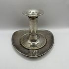 Подсвечник посеребренный на подставке Ар-деко. Франция. Арт 3602