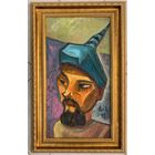 Акулов В.И. ДСП, масло. Размер 43х69 см . 2009 г.