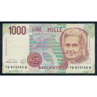 Италия, 1000 лир 1990 год.
