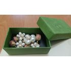 Красивая брошь, Германия. Натуральный жемчуг. Недорого, из коллекции.