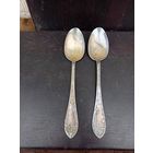 "Ложки столовые" 2 шт,мельхиор, "платиноприбор "ретро-ссср!