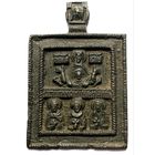 Икона меднолитая Знамение Пресвятой Богородицы.