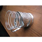 Подстаканник мельхиоровый МНЦ ЗАПОРИЖЖЯ ДНЕПРОГЭС без стакана