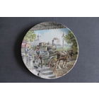 Тарелка коллекционная настенная [Англия, Wedgwood, Молочный поезд, Bradex #26-W90-45.3] D=20см.