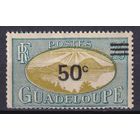 90.FrK. Франция. Колонии. Гваделупа. Местные мотивы. Надпечатка нового номинала. 1943 г. 50C. Mi.#175.