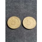 ФРГ 5 пфеннигов 1996 G A