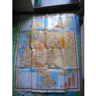 Карта 104 на 138 см. Подготовка Великой Октябрьской социалистической революции март-октябрь 1917 г.